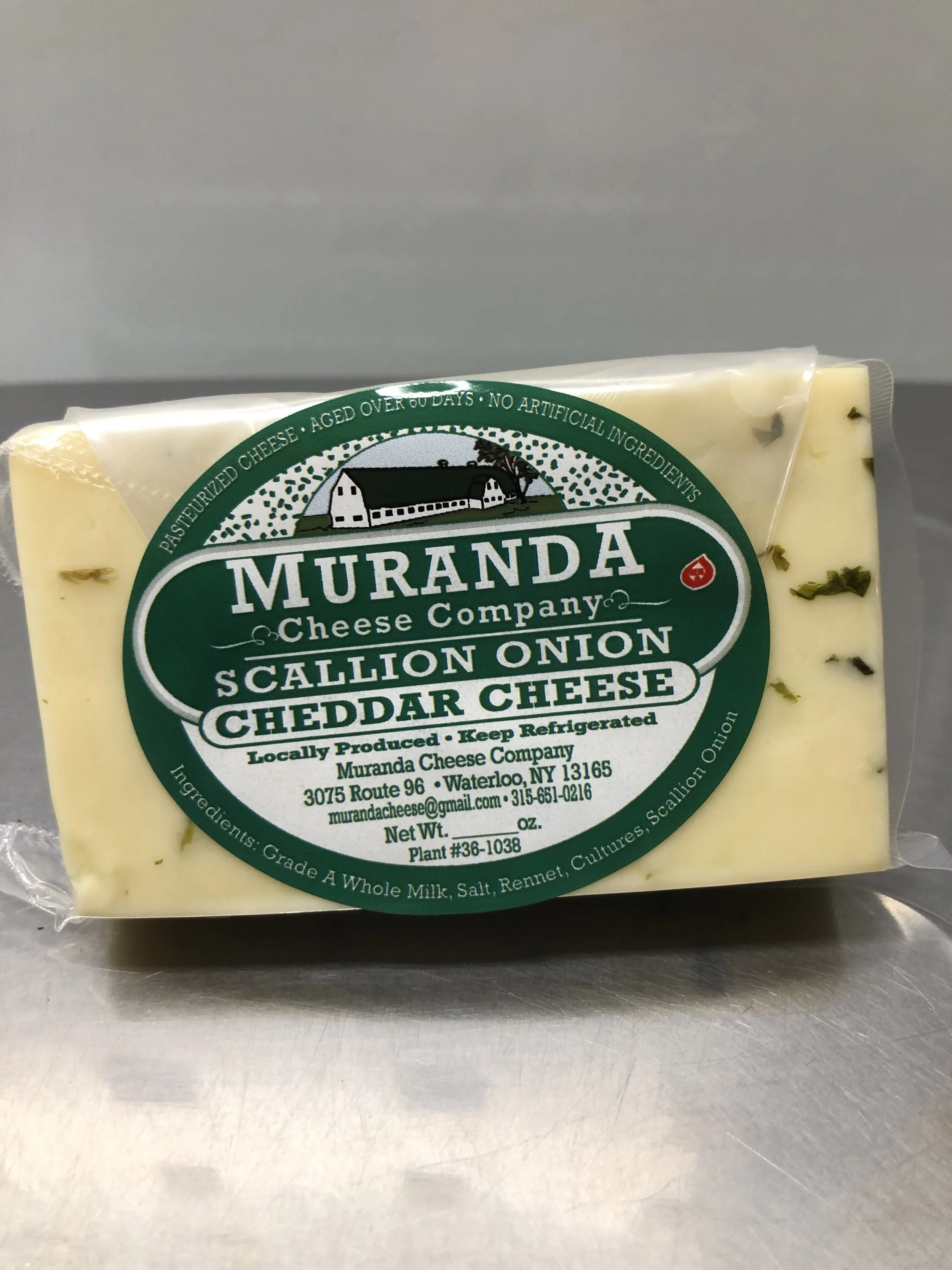 Scallion Onion Cheddar — Muranda Cheese Company